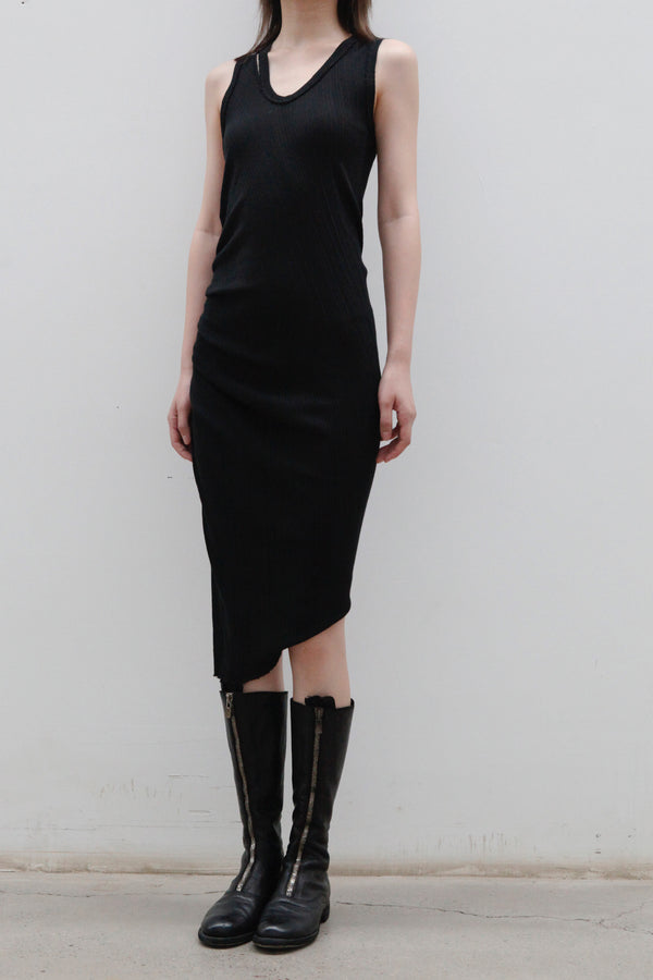 marc le bihan sleeveless pleated T-shirt 1867 E23 black